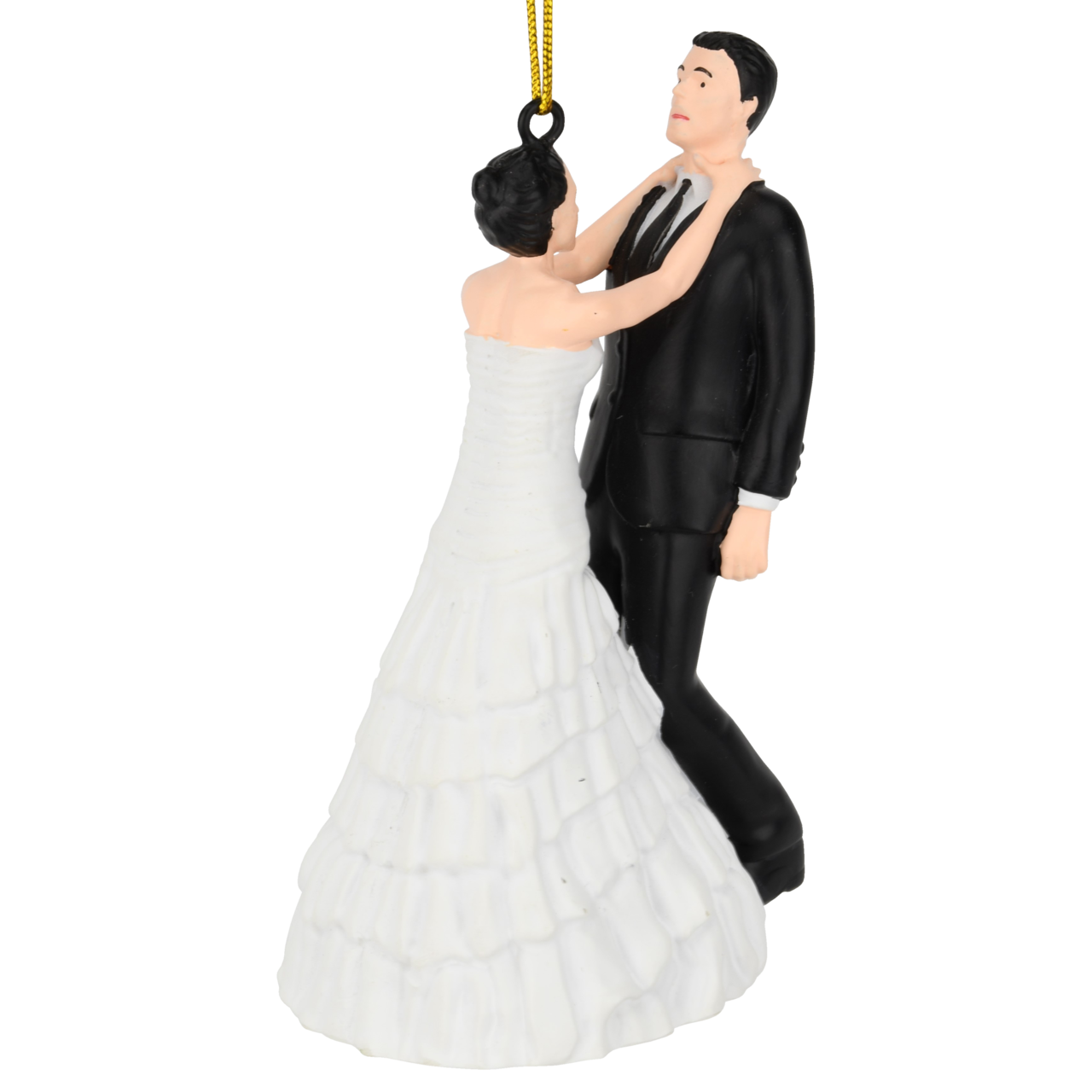 Tree Buddees Funny Bride & Groom Marriage Ornament Newlyweds Gift Also Hilarious Wedding Cake Topper